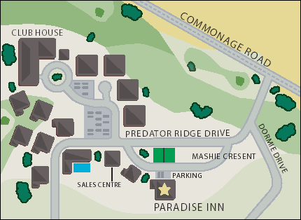 Paradise Inn & Vacation Homes Map